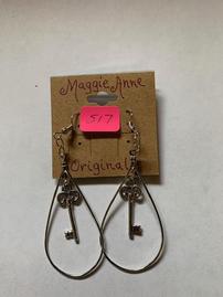 Maggie Anne Originals - Earrings with Keys 202//269